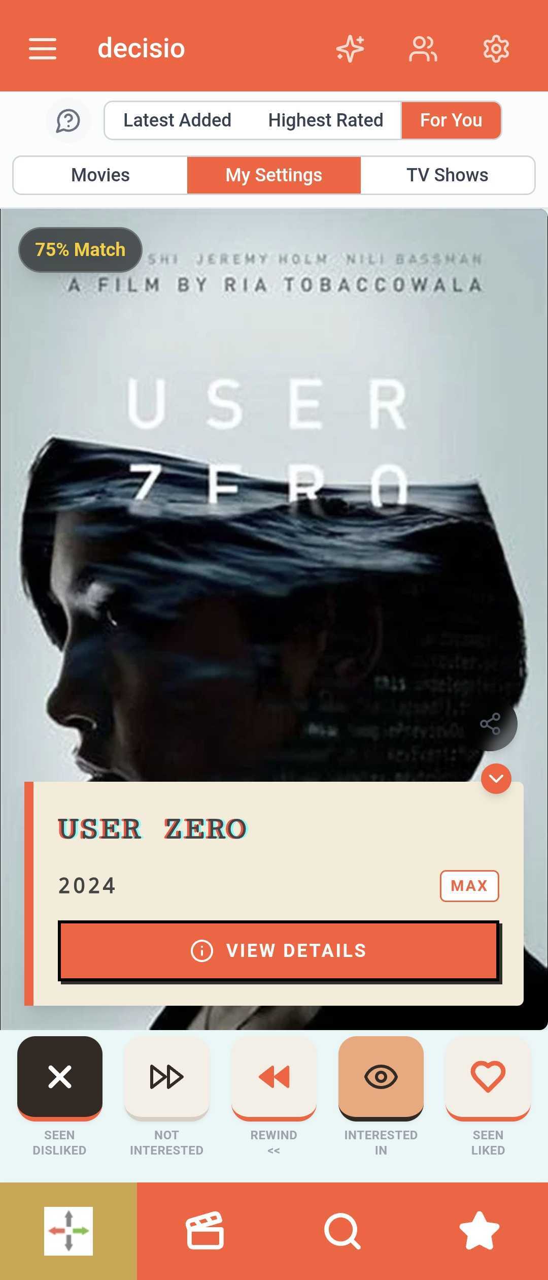 Decisio app sample
